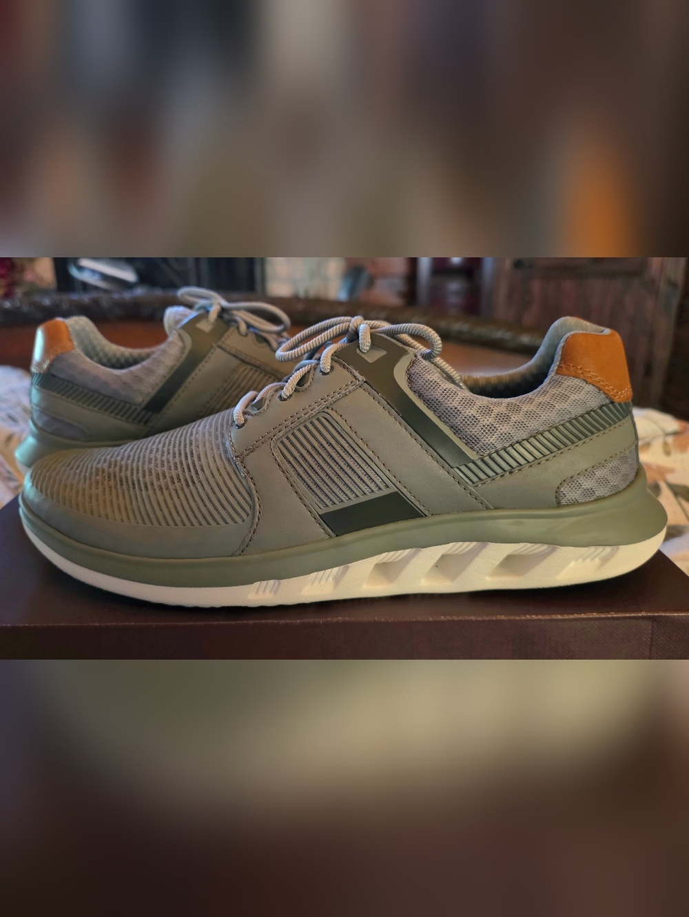 New! Grey Luxury Sneakers